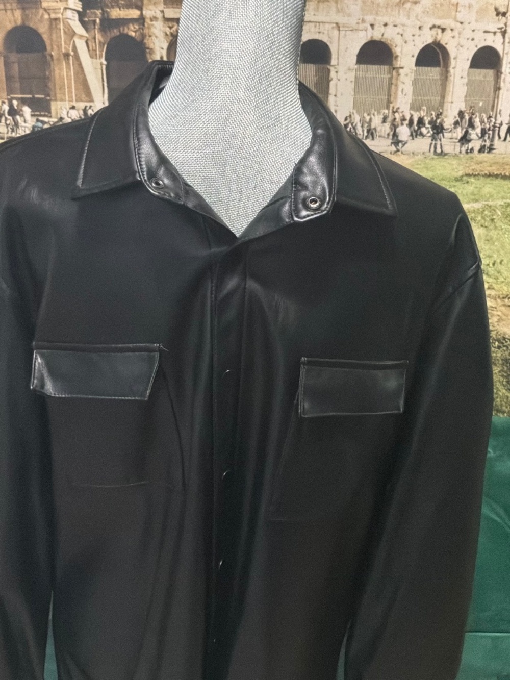 MENS ALFANI JACKET BLACK IN COLOR